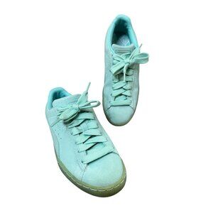 Puma Suede Classic Mono Iced Boys Girls Size 5C Sneakers Casual Shoes 381471-01